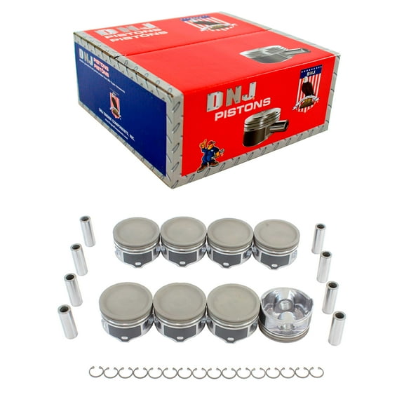 DNJ P4221 Piston Set Standard Size Fits Cars & Trucks 09-14 Ford E-150 E-250 F-150 4.6L V8 SOHC