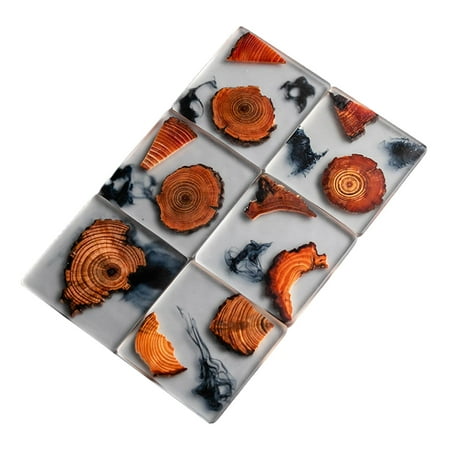 

Japanese Style Tea Coaster Non en Protection Pot Holder Resin Insulation Pad for Party Wedding Apartment Festival 6 Coaster
