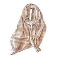 thumbnail image 1 of Bufanda infinita a cuadros para mujer para invierno, tacto de cachemira, cálida y acogedora para el invierno, bufanda a cuadros con ondas, turbante cálido para hombres, 1 of 5