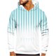thumbnail image 1 of Sudadera con capucha para hombre, estilo casual, a la moda, con cuello redondo, bolsillos y estampado degradado, sudadera de manga larga con capucha, blusa de poliéster para hombre, 1 of 5