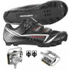Venzo Mountain Bike Bicycle Cycling Shimano SPD Shoes with Pedals