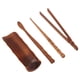 thumbnail image 1 of Herramienta para té, 4 piezas, accesorios para té de bambú natural, herramienta para té de bambú, diseño de clase mundial, 1 of 8