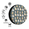thumbnail image 5 of Rv Spare Tire Cover 16 inch - Cartoon Bulldog 1 Tire Covers for Trailers, Adjustable Camper Spare Tire Cover, 5 of 7