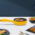 thumbnail image 3 of 6-inch Electric Skillet, Non-Stick Electric Skillet, Yellow Mini Frying Pan, 3 of 24