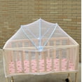 thumbnail image 2 of ZJDOAK Baby Mosquito Net Bed Tent, Portable Folding Crib Cover Bassinet Mosquito Net, Baby Safe Arched Mosquitos Net, Breathable Foldable Cots Bottomless Crib Net Sun Shelter, 2 of 2