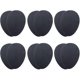 thumbnail image 1 of 6 Pares De Plantillas Autoadhesivas Tacones Altos De Goma Antideslizante Almohadillas Para Zapatos Pegatinas Antideslizantes Empuñaduras Para Zapatos Para Hombres Y Mujeres (Negro). Afortunado Sencillez, 1 of 4