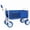 Blue 3, variant on heavy duty beach wagon cart 500 lbs capacity, collapsible folding wagon with large 150L storage and all-terrain wheels for outdoor sports