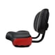 thumbnail image 5 of Asiento de bicicleta, asiento de bicicleta, asiento de bicicleta, cojín de asiento ancho con respaldo, asiento de bicicleta de ejercicio absorbente de Rojo, 5 of 8