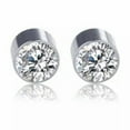 thumbnail image 4 of K-KED Unisex Non-Piercing Magnetic Ear Stud Fake Earrings For Men Women A Pair-Champagne, 4 of 8