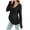 S-Black, variant on mgoYE Women's Maternity Shirts, Ribbed Long Sleeve Pregnancy Sweaters Crew Neck Slit Side Knit Pregnant Tunic Tee Top(Grey,M)