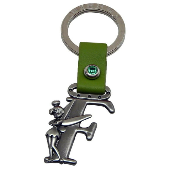 Tinker Bell Letter F Pewter Key Chain