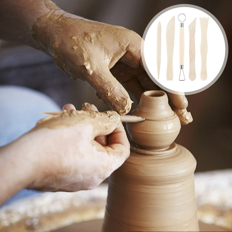 8 Pcs Ceramic Clay Tools Set, Clay Wax Pottery Tool Kit Ceramics Wax  Carving Sculpting Modeling Tools Ceramic & Pottery Tools