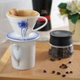 thumbnail image 3 of BLUE BREW 2PK (1-2 Cups) Ceramic Pour Over Coffee Dripper, Blue Cornflower - Artisan Series (BB1001-P2), 3 of 9