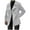 Gray, variant on zfhfof Mens Wool Blend Coat Winter Trench Coats Notched Lapel Collar Single Breasted Overcoat Classic Peacoat with Pockets