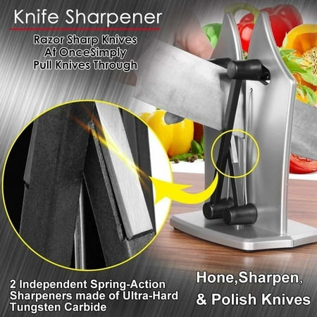 Kitchen Edge Knife Sharpener Sharpens Hones Standard (Best Way To Sharpen Knives At Home)