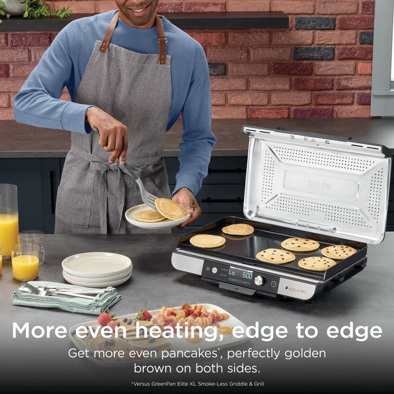 Ninja Sizzle Pro XL 8-Serving Electric Indoor Griddle & Grill, 20