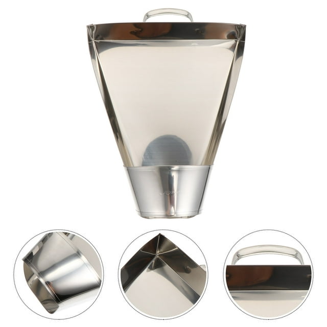 BRIGHTFUFU Pelle à Aliments Pelle en Acier Inoxydable Maïs Soufflé Lot de 1