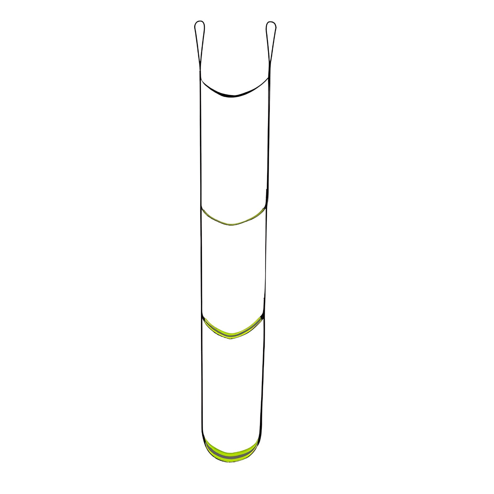 Hunting Climbing Aider Portable Soft Step Ladder Sturdy Nylon Rope Climbing Stick Aider with Dual Loop Hooks 54.9 in / 139 cm for Tree Stand Kayak Accessories Outdoor Sport