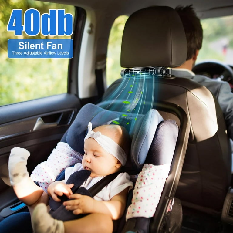 Wiher Car Seat Cooling Fan, USB Powered, Bladeless Design,