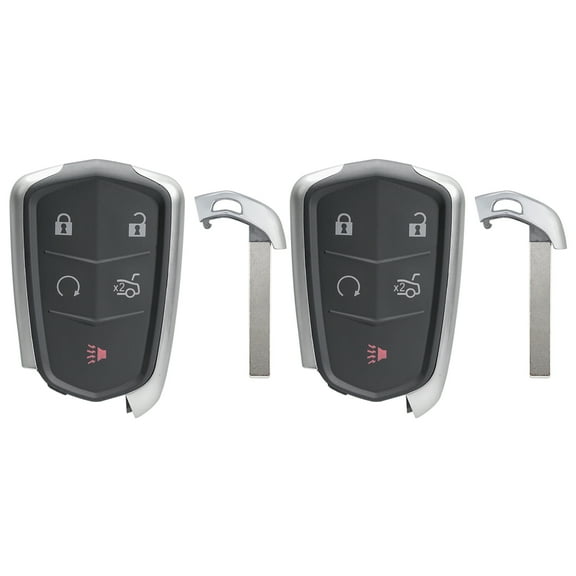 2 Pack Car Key Remote For 2016-2020 Cadillac CT6 5 button HYQ2EB 13598538