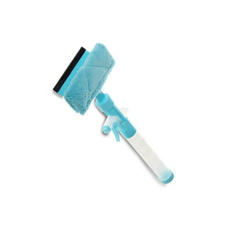 

Plastic Spraying Window Glass Brush Hand Held Adjustable Dual Side Rotatable Indoor Cleaning Brushes Tool Accessories Blue