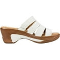 thumbnail image 2 of Women's Rialto Valora Comfort Clog Sandals White Size 9M, 2 of 6