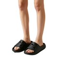 thumbnail image 5 of IEMIEMIEM Mens Shower Shoes Quick-Dry Bathroom Slippers with Drainage Hole Non-Slip Gym Slides Arch Support Pool Shower Sandals for Dorms 7-7.5 wide, 5 of 5