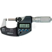 Mitutoyo America B611790 293-344-30 Digimatic 0-1 in. & 25.4 mm IP65 Digital Micrometer with Ratchet Friction Thimble