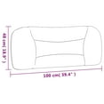 thumbnail image 4 of vidaXL Headboard Cushion White 100 cm Faux Leather, 4 of 5