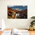 thumbnail image 3 of Elephant Stock Mount Fitz Roy In Fall Wall Art - Horizontal Canvas Wall Art - Living Room Wall Decor - Photography Nature Canvas - Brown And Blue Decor - 12" x 8", 3 of 8