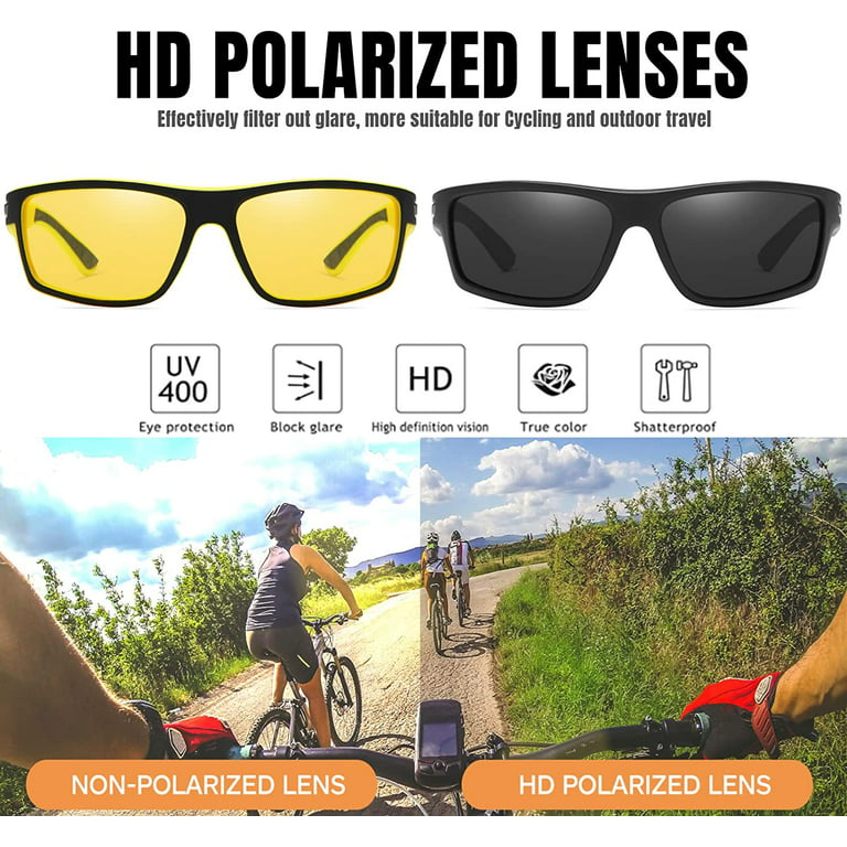 Polarized Sports Sunglasses Outdoor Cycling Driving Fishing Glasses UV400  Goggle