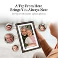 thumbnail image 2 of BSIMB 14 Inch 32GB Wood-Effect WiFi Digital Photo Frame HD IPS Touch Screen Large Picture Frame, Remote Control, Auto-Rotate, Wall-Mounted, Share Photos & Videos via App & Email, 2 of 9