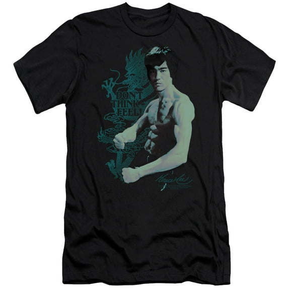 Bruce Lee Feel S/S Adult 30/1 T-Shirt Black