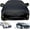 Black, variant on Hail Blankets Car Cover, Waterproof Thickened Hail Blankets for Car, Snowproof, Windproof, and Uv-Resistant Durable Half-Hail Blanket, Suitable for Hatchbacks, Suvs, and Mpvs