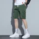 thumbnail image 3 of Pantalones cortos para hombre, talla grande, negros, de gran tamaño, sólidos, pantalones cortos cargo para hombre, nuevos en 2024, ropa de calle de moda, cómoda, elástica, Y2k, 3 of 5
