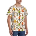 thumbnail image 2 of Bixox Men's Animals Forest Printed Short Sleeve Skinny Athletic T-Shirt, 2 of 6