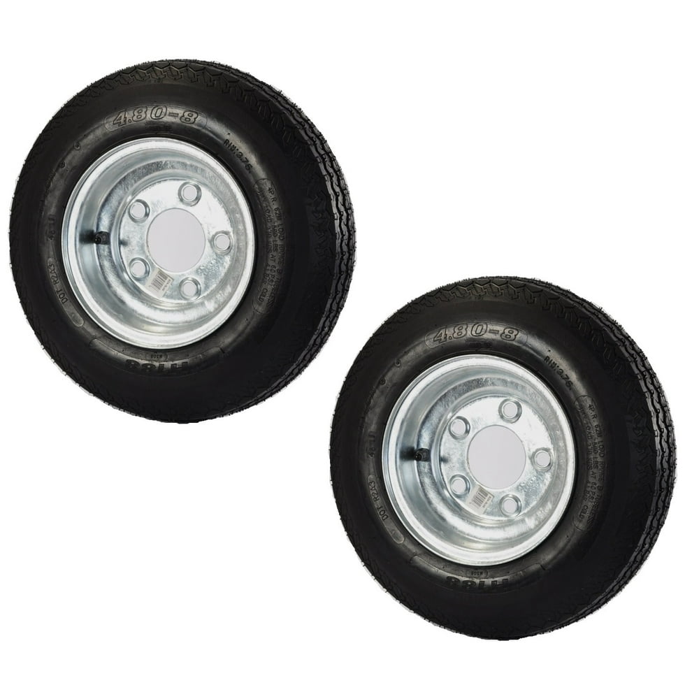 2Pack Trailer Tire Rim 4.808 4808 4.80X8 in. C Range 5 Lug