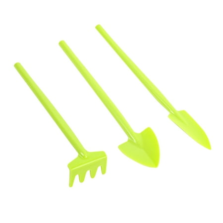 Mini Three-piece Potted Plants Shovel Shovel Shovel Hoe Succulent Planting Tools Plastic Garden Tool Set