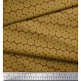 thumbnail image 2 of Soimoi Rayon Fabric Wreath Leaves Print Fabric by Yard 42 Inch Wide, 2 of 3
