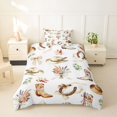 thumbnail image 2 of spefrowx Watercolor Western Cowboy Twin Duvet Cover for Girls Women, Boho Floral Boot Hat Twin Bedding, Reversible, 2pcs, 1 Duvet Cover and 1 Pillowcase, 2 of 6