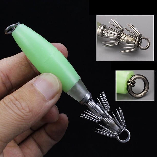 1pc 14g/10cm simulación luminosa calamar anzuelo anzuelo señuelo de pesca duro cebo
