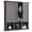 Grey, variant on White Bathroom Wall Cabinet with 2 Door Adjustable Shelves,Over The Toilet Storage White Wall Mounted Medicine Cabinets for Bathroom Laundry Room Kitchen | 2 Door, Adjustable Shelves, Wall Mounted