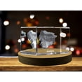 thumbnail image 2 of Andorra 3D Engraved Crystal 3D Engraved Crystal Keepsake/Gift/Decor/Collectible/Souvenir, 2 of 6