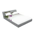 thumbnail image 2 of Ambesonne Christmas Fitted Sheet & Pillow Sham Set, Tree, Full, Purple Grey Green, 2 of 2
