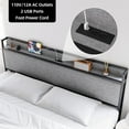 thumbnail image 4 of WhizMax King Size Bed Frame with Headboard and Storage Drawers,Easy Assembly, 4 of 9