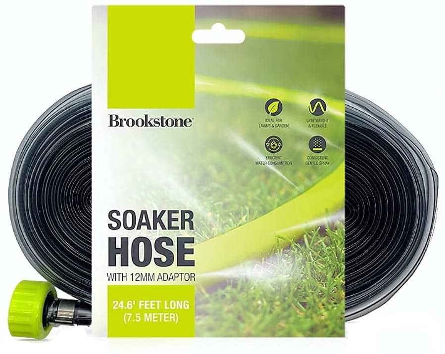 25Ft Soaker Hose for Lawns or Gardens, Portable, Lightweight