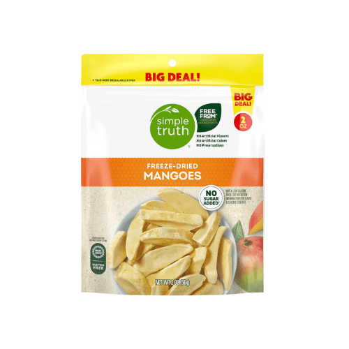Simple Truth Freeze-Dried Mangoes 2-Pack 2 oz