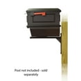 thumbnail image 3 of Traditional Curbside Mailbox with Newspaper tube and Ashley front single mailbox mounting bracket, 3 of 7