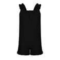 thumbnail image 5 of BOOMNY Girls 2 Peice Homewear Outfits Summer Loungewear Set for Girls Sleeveless Casual Solid Color Tops Shorts Cozy Sleepwear Sets, 5 of 7