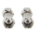 thumbnail image 5 of Conector Coaxial Macho A Macho, Paquete De 2, 75 Ohmios, Tipo F, Adaptador De Cable Coaxial Rg6, Acoplador De Extensión De Cable Para Amplificador Divisor De Antena De Tv, 5 of 5